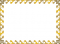 Gold award certificate border. Free printable page borders. | Free ...