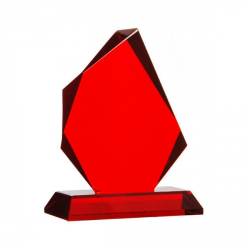Flame Shaped Glass Awards | Engraved Crystal Awards | Navillus