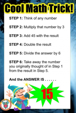 Cool Math trick to get your students doing math with a bit of magic ...