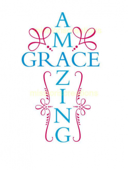 Amazing grace cross SVG Cricut, Christian svg, Jesus svg, cross svg ...