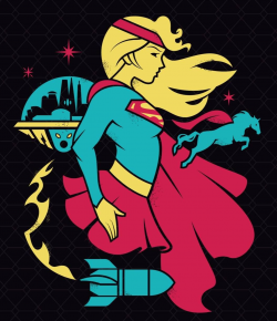 Awesome 80s Supergirl featuring Comet the Superhorse! (art by Luke ...
