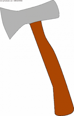 Axe clipart animated - Pencil and in color axe clipart animated
