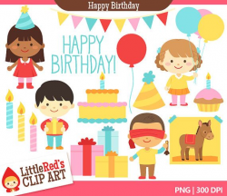 65 best Birthday Theme images on Pinterest | Clip art, Illustrations ...