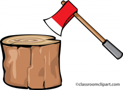 Wood chop clipart - Clipground
