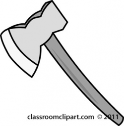 Clipart - ax-tool-gray - Classroom Clipart