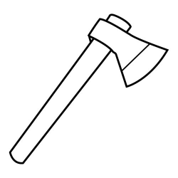28+ Collection of Axe Drawing For Kids | High quality, free cliparts ...