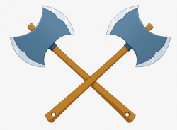 Two Ax, Cross Ax, Cartoon Ax, Hand Painted Ax PNG Image and Clipart ...