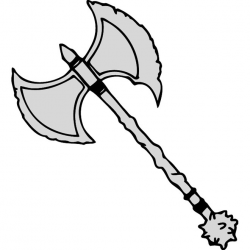 28+ Collection of Double Axe Drawing | High quality, free cliparts ...