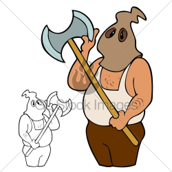 Executioner With His Axe · GL Stock Images