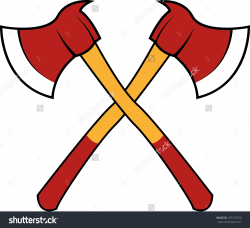 Firefighter clipart axe - Pencil and in color firefighter clipart axe