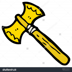 Gold clipart axe - Pencil and in color gold clipart axe