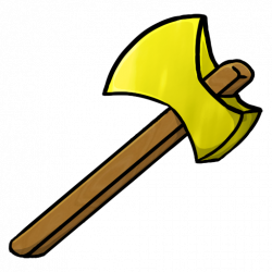 Axe clipart gold - Pencil and in color axe clipart gold