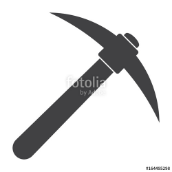 Pickaxe Silhouette at GetDrawings.com | Free for personal use ...