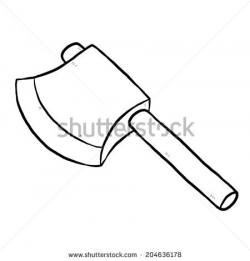 Axe Clipart Black And White - Letters