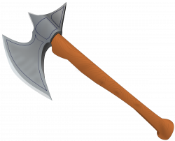 Clipart - Battle axe medieval