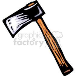 wood axe clipart. Royalty-free clipart # 173686