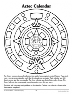Aztec Calender Drawing at GetDrawings.com | Free for personal use ...