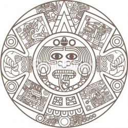 Clipart vectoriel : Stylized Aztec Calendar | tattoos | Pinterest ...