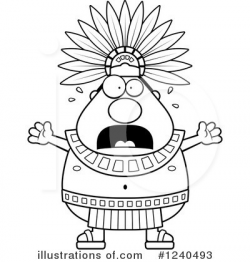 Aztec Clipart #1240493 - Illustration by Cory Thoman