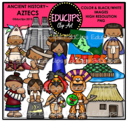 Ancient History - Aztecs Clip Art Bundle