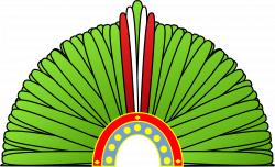 Clipart - Aztec crown (Corona azteca, pantekatl)