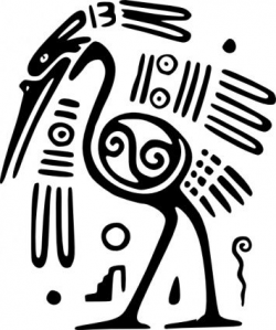 Ancient Mexico Motif Bird clip art - Download free Other vectors ...
