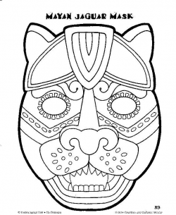 mayan mask template - Google Search | Wednesday Night Bible Study ...