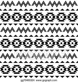 Vector Illustration - Tribal pattern, aztec background. EPS ...