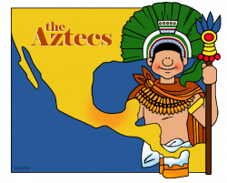 Aztecs Clip Art by Phillip Martin, Aztec Map