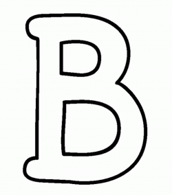 B Uppercase Alphabet Coloring Pages | Letters | Pinterest ...