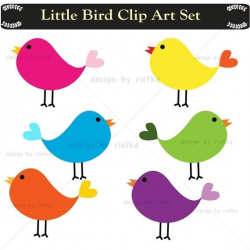 Little Bird digital Clip art, elements, craft projects, scrapbooking ...