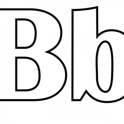 Classic Letter B Coloring Page | Free Printable Coloring Pages ...