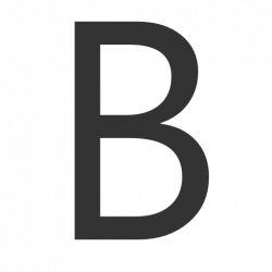 latin capital letter b icon – Free Icons Download