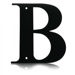 Wrought Iron Letter B