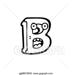 Stock Illustration - cartoon letter b. Clipart Drawing gg68072943 ...