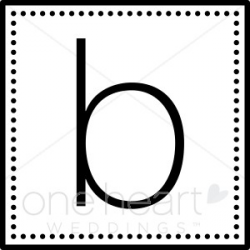 Initial Monogram B Clipart | Wedding Monograms