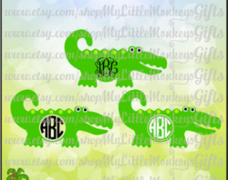 See You Later Alligator Design Cut File Clipart Digital