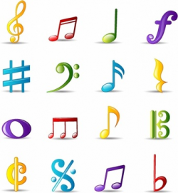 Music notes silhouette free vector download (8,463 Free vector) for ...