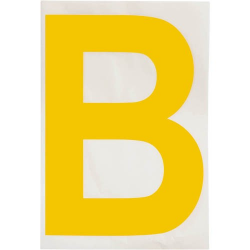 Brady 121702 Toughstripe Die-cut Yellow Letter B - 8