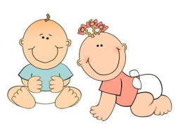 Two Babies Clipart