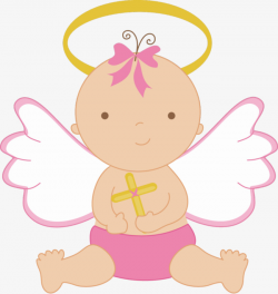 Angel Baby, Cross, Baby, Lovely PNG Image and Clipart for Free Download