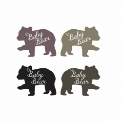 Bear Cub II Clip art - Baby Bear Design - Baby Bear Iron on Transfer ...