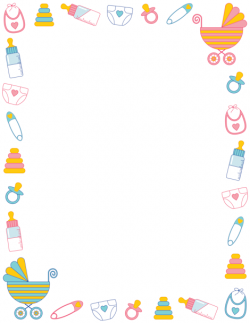 Baby Clipart Borders - Modern Clipart •