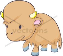 Baby Buffalo Clipart