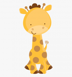 Giraffe Clipart Jirafa - Baby Safari Animals Clipart ...