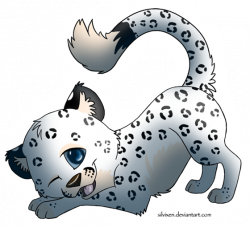 Snow leopards clipart - Clipground