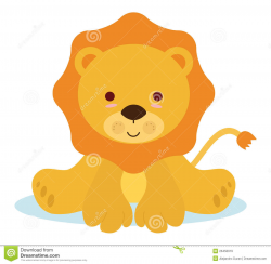 Jungle Baby Lion Clipart