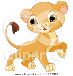 Lion Baby Girl Clipart
