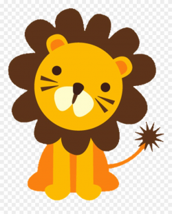 Baby Lion Clipart Baface 71 With Clipart Ba Shower - Big And ...