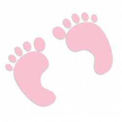 Baby Footprints Pink Clipart Free Stock Photo - Public Domain Pictures